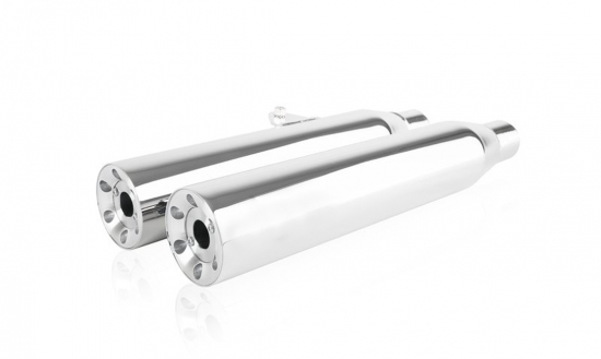 NEU: EAGLE Iron - Komplettanlage - Straight Cut / silber / Yamaha XVS 650 + Classic / jedes Baujahr / ABE
