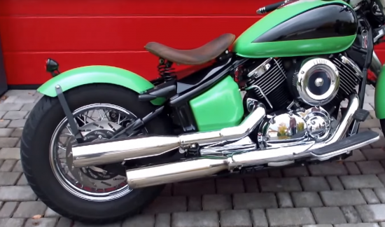 Eagle Iron Classic - SlipOn Endtöpfe - straight Cut - silber / Kawasaki VN 1500 - 1996 - 2004 / EG-BE