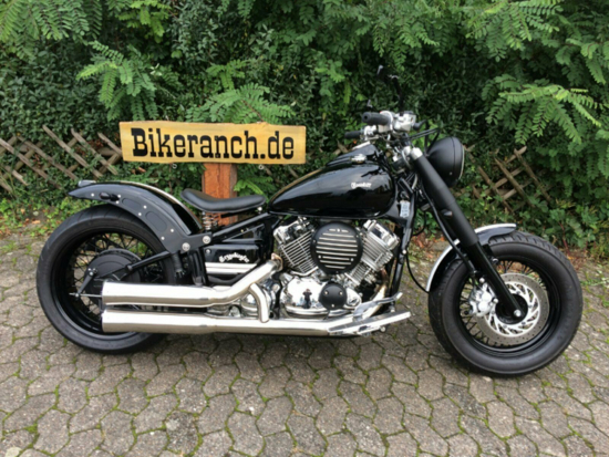 nur bei uns: Miller - KBS - Komplettanlage / silber poliert /// Yamaha XVS 1100 / jedes Baujahr / EG-BE
