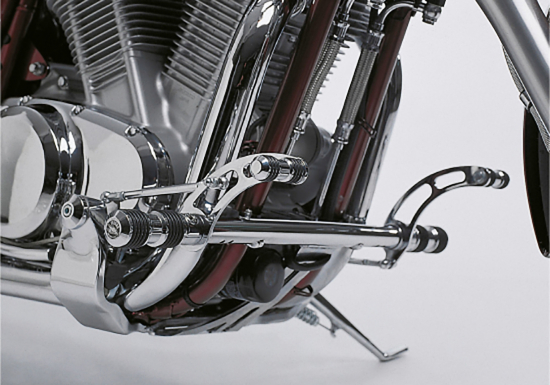 Super - Sale: FALCON vorverlegte Fußrasten / 16 cm / Suzuki VS 1400 Intruder / jedes Baujahr / Tüv