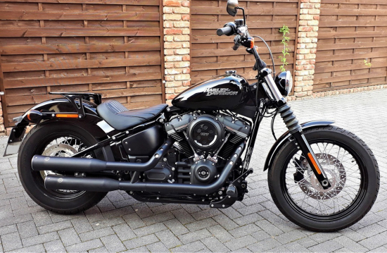 FALCON Double Groove / Slip On / schwarz / HD Softail - Low Rider S 117 (FXLRS) 2023 / EG-BE