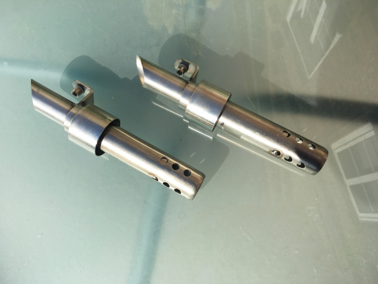 FALCON Cromo Line / Original db-Killer / Gen2 / 2 x db-Killer / ABE / 2 Stck