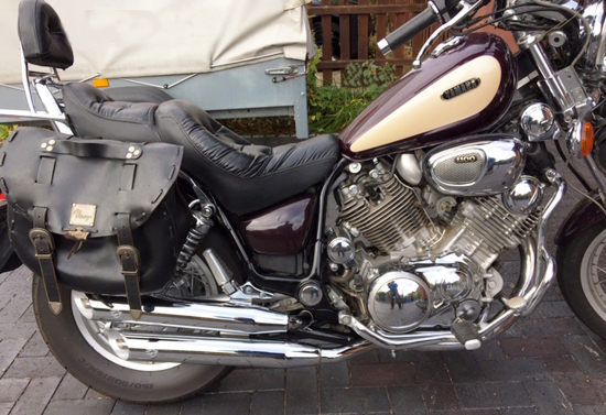 SUPER - SALE: Falcon "Cromo Line" / Yamaha XV 535 Virago / Auspuffanlage / EG-BE