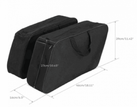 Preview: Harley Davidson - Innentaschen für HD-Koffer / 1 x links + rechts - Touring - Modelle