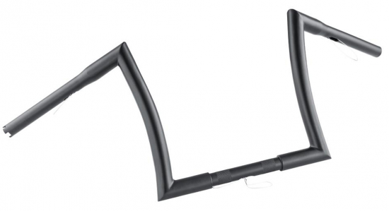HH Lenker Bad Ape / 3 Loch-Bohrung / 1" / 25,4mm / 800 / 260 mm - am Griffende / schwarz  / Tüv