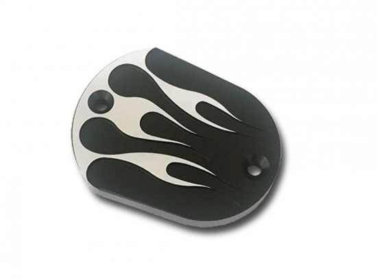 HH Bremszylinderdeckel . Mastercover - Flame -  Harley Davidson Sportster - Modelle XL2