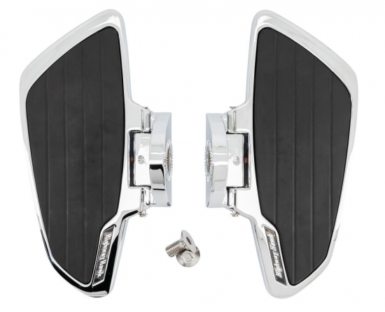 HH Fahrer-Trittbretter / Smooth - Chrom / Honda VT 750 Shadow - Spirit / RC 50/53 / 1 Paar / ABE