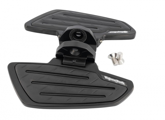 HH Fahrer-Trittbretter / New Tech Glide / schwarz matt / Honda VT 750 Shadow - Spirit / RC50 / RC53 / 1 Paar / ABE