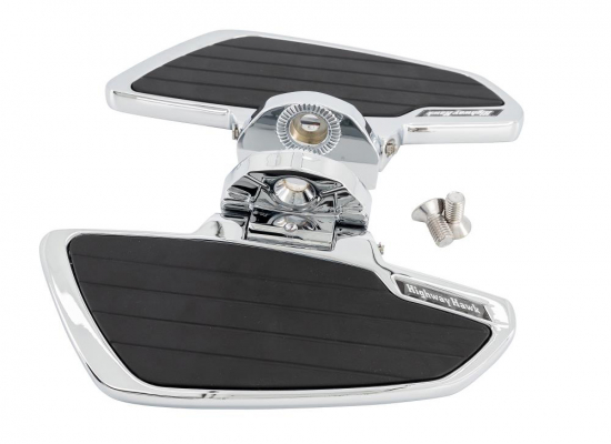 HH Fahrer-Trittbretter / Smooth - Chrom / Honda VT 750 Shadow - Spirit / RC 50/53 / 1 Paar / ABE