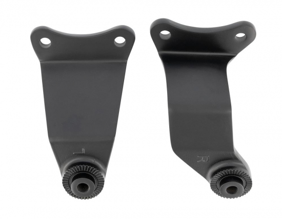 HH Fahrer-Trittbretter / New Tech Glide / schwarz matt / Honda VT 750 Shadow - Spirit / RC50 / RC53 / 1 Paar / ABE