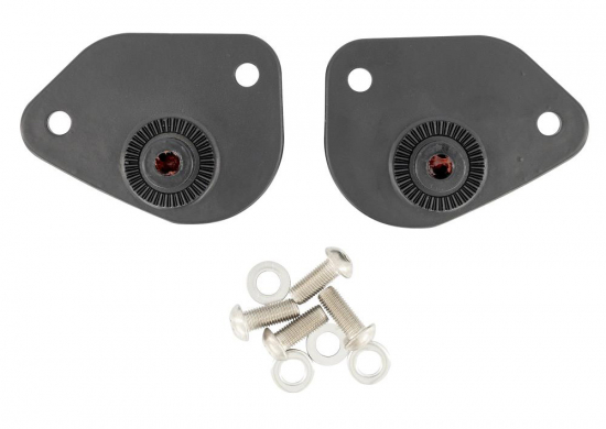 HH Fahrer-Trittbretter / Smooth Chrom  / Honda VT 750 ACE C2 / RC 44 / 1 Paar / ABE