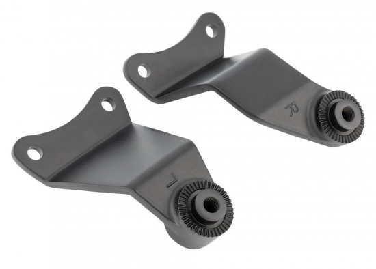 HH Fahrer-Trittbretter / New Tech Glide / schwarz matt / Honda VT 750 Shadow - Spirit / RC50 / RC53 / 1 Paar / ABE