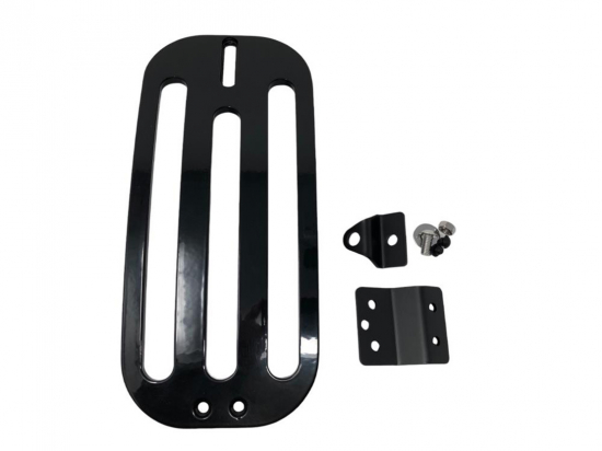 HH - Solorack - Billet - schwarz / Harley Sportster '91-up/ Dyna'96-up/Softail '84-up