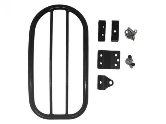 HH - Solorack - Tubular - schwarz / Harley - Sportster '91-up/ Dyna'96-up/Softail '84-up