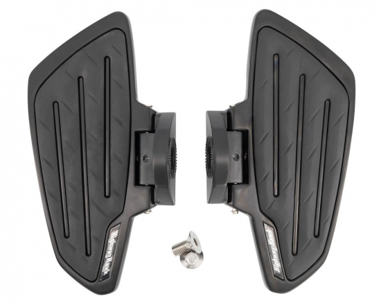 HH Sozius-Trittbretter / New Tech Glide - schwarzmatt / Yamaha XVS 950 / XVS 1300 Midnightstar / 1 Paar / ABE