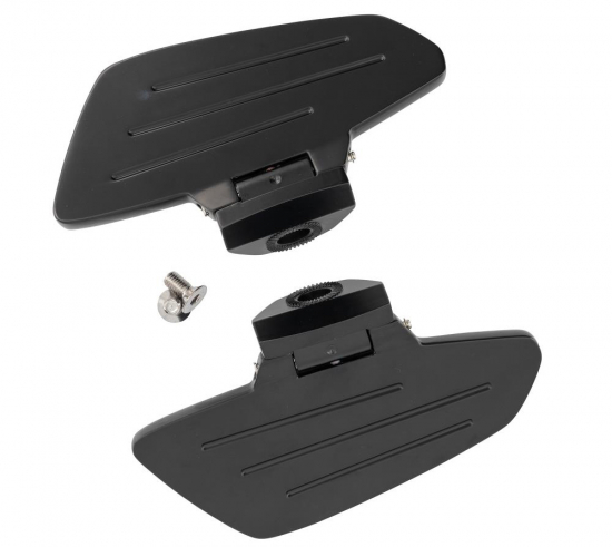 HH Sozius-Trittbretter / New Tech Glide - Metall / schwarz / Suzuki VZR 1800 M Intruder / 1 Paar / ABE