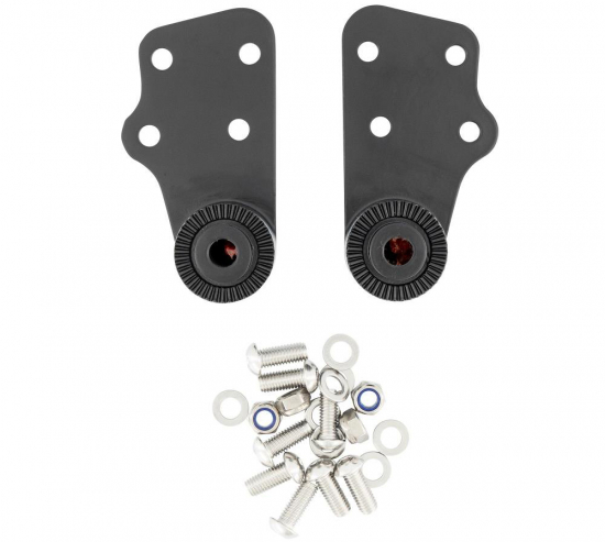 HH Sozius-Trittbretter / New Tech Glide - Metall / schwarz / Suzuki VZR 1800 M Intruder / 1 Paar / ABE