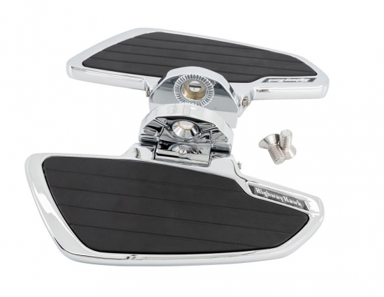 HH Fahrer-Trittbretter / Smooth Chrom / Kawasaki VN 1500/1600 MS + Suzuki VZ 1600 / 1 Paar