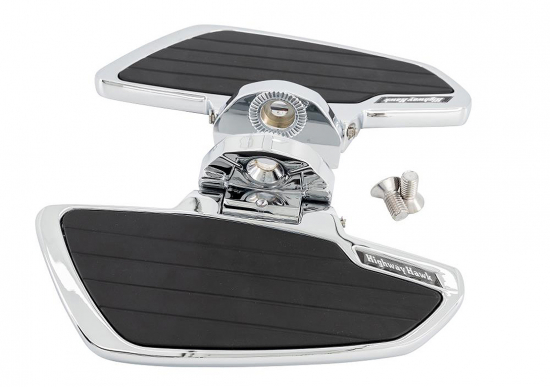 HH Sozius-Trittbretter / Smooth / chrom / Kawasaki VN 900 Custom / Classic / 1 Paar / ABE
