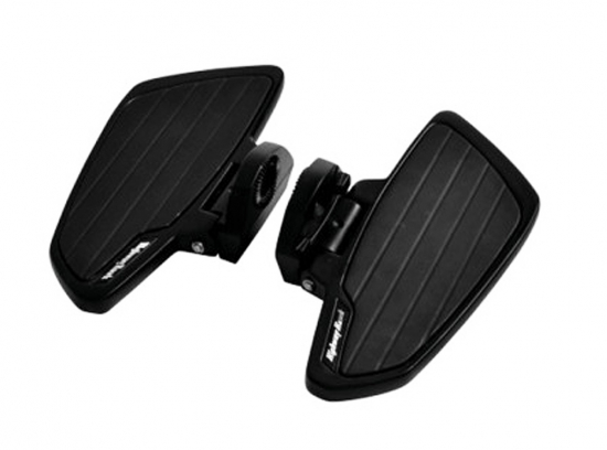 HH Sozius-Trittbretter / Smooth / black / Suzuki M 1800 Intruder / 1 Paar