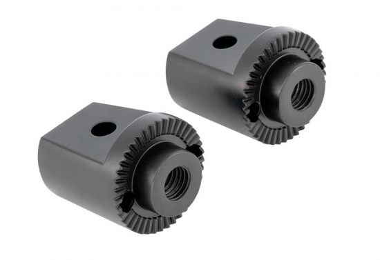 HH Sozius - Trittbretter Adapter / Halter - für Honda + Kawasaki + Suzuki