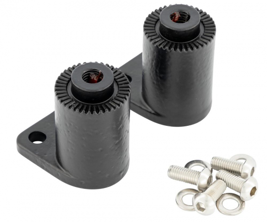 HH - Sozius - Trittbretter Adapter / Halter - für Trittbretter 73-700 + 73-750 - für Yamaha XVS 650 / 1100