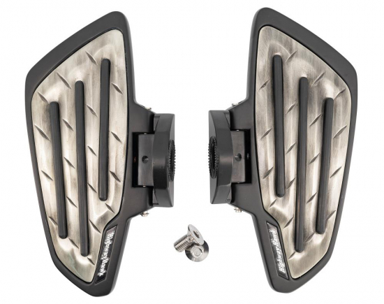 HH - Trittbretter / New Tech Glide - Metall schwarz / ohne Adapter - Halter / 1 Paar