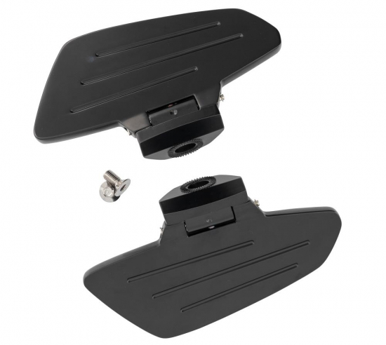 HH - Trittbretter / New Tech Glide - Metall schwarz / ohne Adapter - Halter / 1 Paar