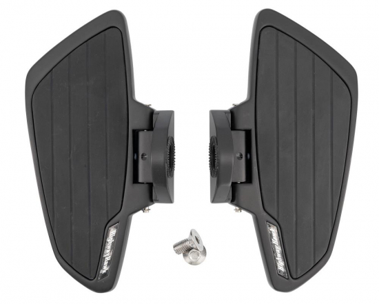 HH Sozius-Trittbretter / Smooth - black / Suzuki VL 800 Volusia / C 1800 Intruder / 1 Paar / ABE