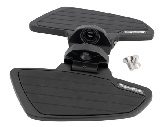 HH Sozius-Trittbretter / Smooth - black / Suzuki VL 800 Volusia / C 1800 Intruder / 1 Paar / ABE