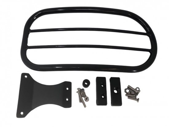 HH Gepäckträger Solo Rack - Tubular schwarz - Honda VT 750 Shadow + Spirit