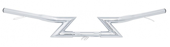 LENKER FAT - Z - FORM 32 mm 1" (1 ZOLL) 870 / 90 / 190 mm / chrom / Jap.+HD / Tüv