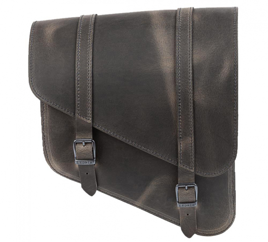 LEDRIE SCHWINGENTASCHE / ECHTLEDER / 11,5 ltr / braun / schräg / links / HD Sportster