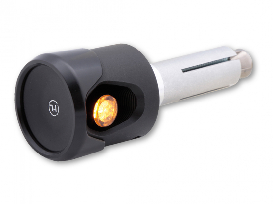 HS - AKRON-FLASH - 2in1 - LED Lenkerendenblinker / Positionslicht / schwarz / 1 Paar