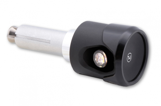HS - AKRON-FLASH - 2in1 - LED Lenkerendenblinker / Positionslicht / schwarz / 1 Paar