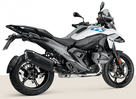 Dr. Jekill & Mr. Hyde - ESD Nomad S black + Endkappe black Carbon Gloss / elektron. verstellbar / BMW R 1300 GS / 2025 / EU5+ mit EG / ABE