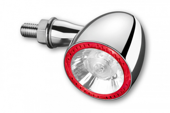 Kellermann LED-Blinker-Brems-Rücklicht-Kombi / Bullet 1000 DF Extreme / Chrom - Klarglas / 1 Stck / ECE