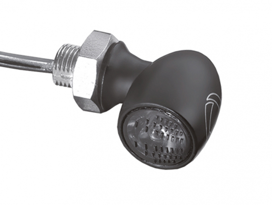 Kellermann LED-MINI-Blinker / Bullet Atto Dark / schwarz / getöntes Glas / Tüv