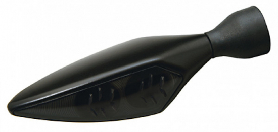 Kellermann Blinker Micro Rhombus Dark / schwarz / getön. Glas / hinten links - vorne rechts / Stück / ECE