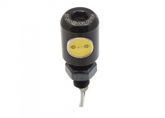 Mini LED - Kennzeichenleuchte - Schraube / klein / schwarz - universal / E-Zeichen