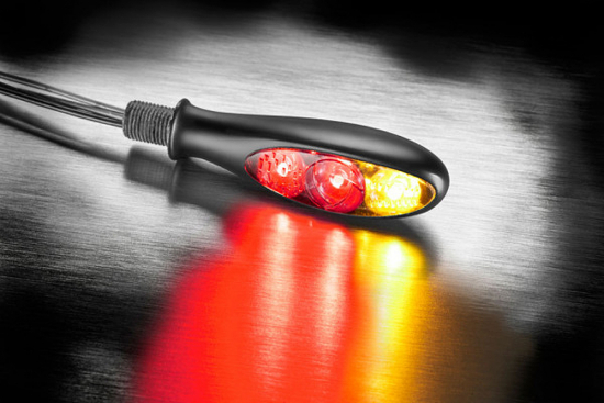 Kellermann LED - Micro S DARK DF / All-in-One Rückli-Blinker - Kombi / 1 Stck