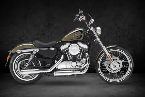 KESSTECH - ESD / chrom + Endkappe Straight Cut Round / elektron. verstellbar / HD Sportster XL 1200 / 72 / '14 - '16 / mit EG / ABE