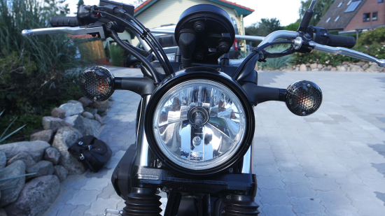 Nur bei uns: BR DARK - CUSTOM Blinker - Smoke-Black / 1 Paar / Yamaha XV 950 / SCR 950