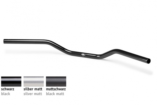 LENKER Roadster 1" (1 ZOLL) 810/80/170 mm / ALU black /  Tüv