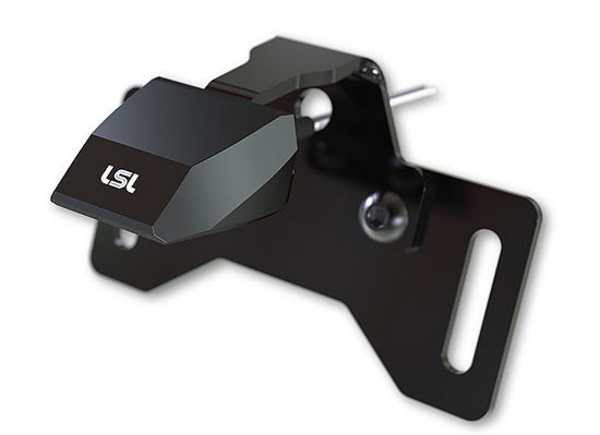 LSL - LED - Kennzeichenleuchte - NOVA-S / schwarz  - inkl. Halter - universal / E-Zeichen