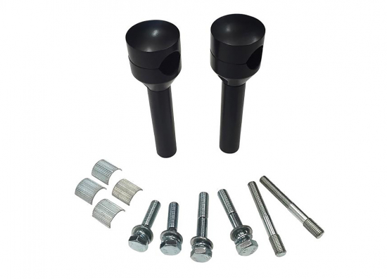 MB - Riser - Lenkerhalter Oldstyle - 150 mm - black / passend für 1" (25,4 mm) und 7/8" (22 mm) Lenker