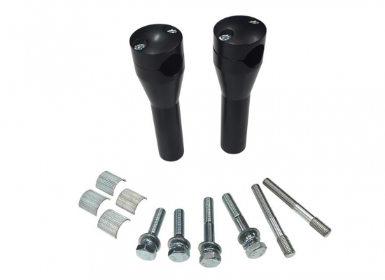 MB - Riser - Lenkerhalter Glide - 150 mm - schwarz / passend für 1" (25,4 mm) und 7/8" (22 mm) Lenker
