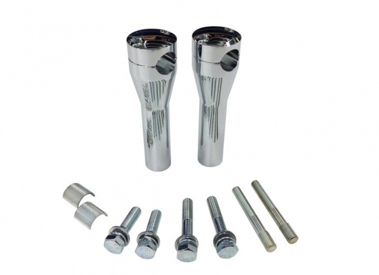 MB - Riser - Lenkerhalter Glide - 150 mm - chrom / passend für 1" (25,4 mm) und 7/8" (22 mm) Lenker