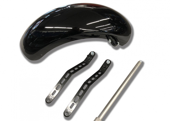Black Sale: Bobber-Schutzblech-Set / schwarz glanz / YAMAHA XVS 1100 Cus + Clas / Tüv