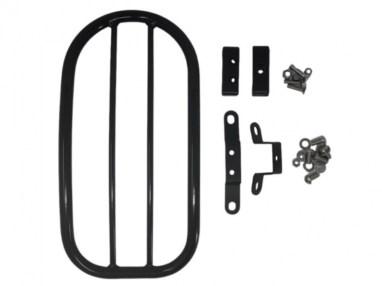 HH Gepäckträger Solorack - Tubular - schwarz glänzend - Yamaha XV - XVS - alle Midnightstar